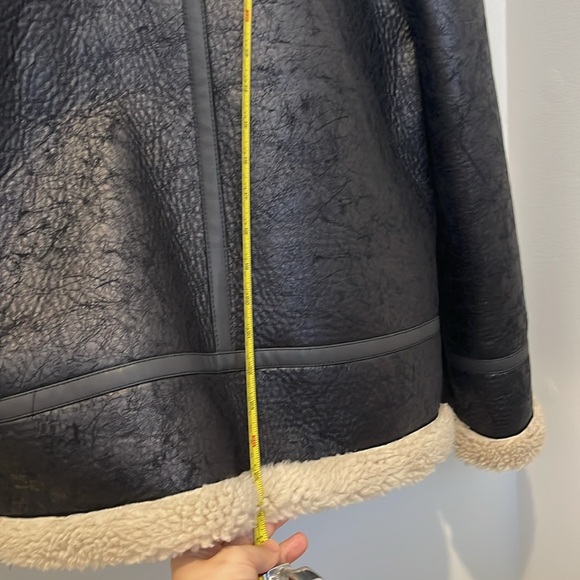 American Egale aviator winter jacket faux fur and leather - Picture 8 of 8